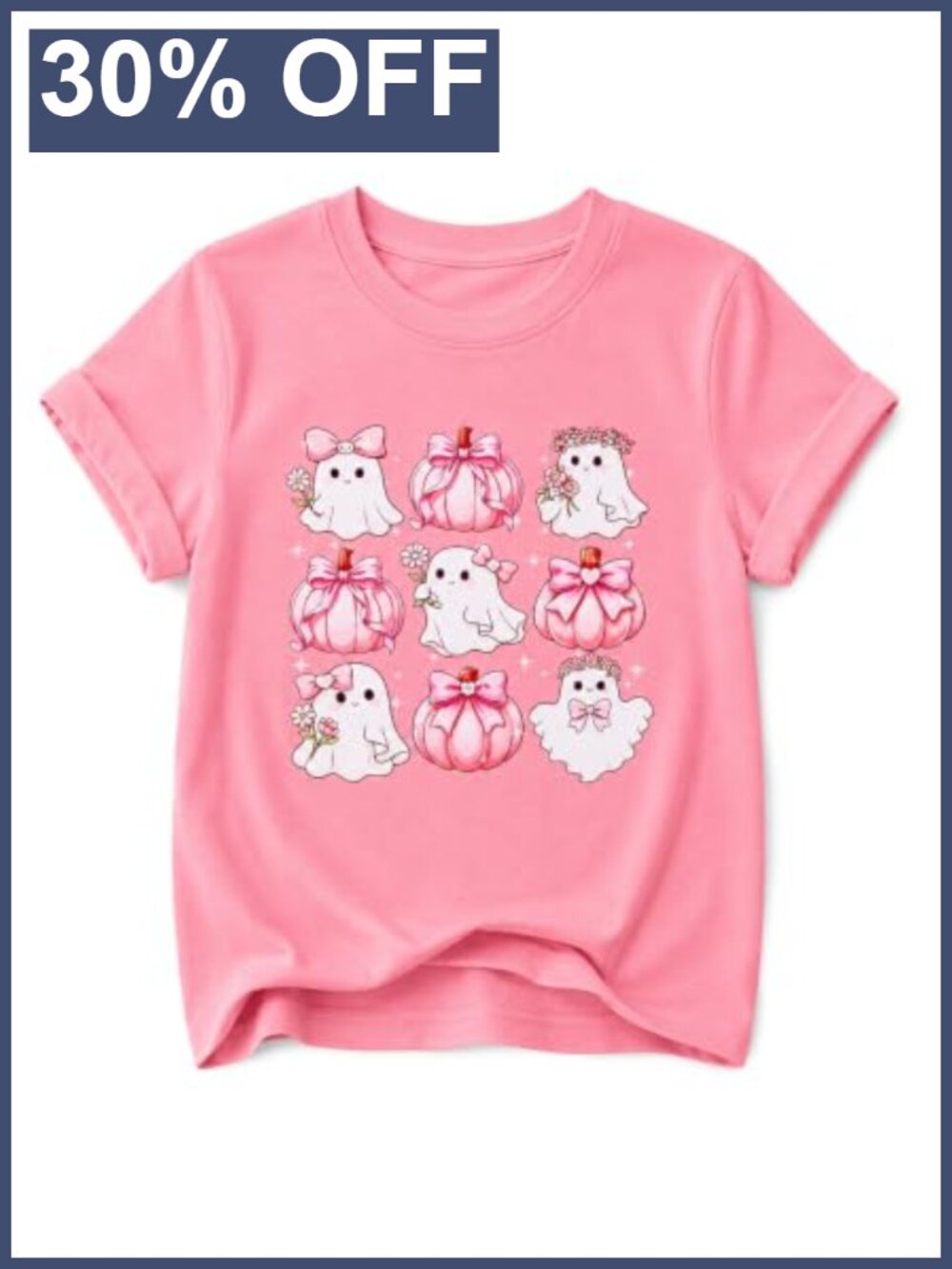 Toddler Girls Cartoon Graphic Tee Short Sleeve Cotton Blend